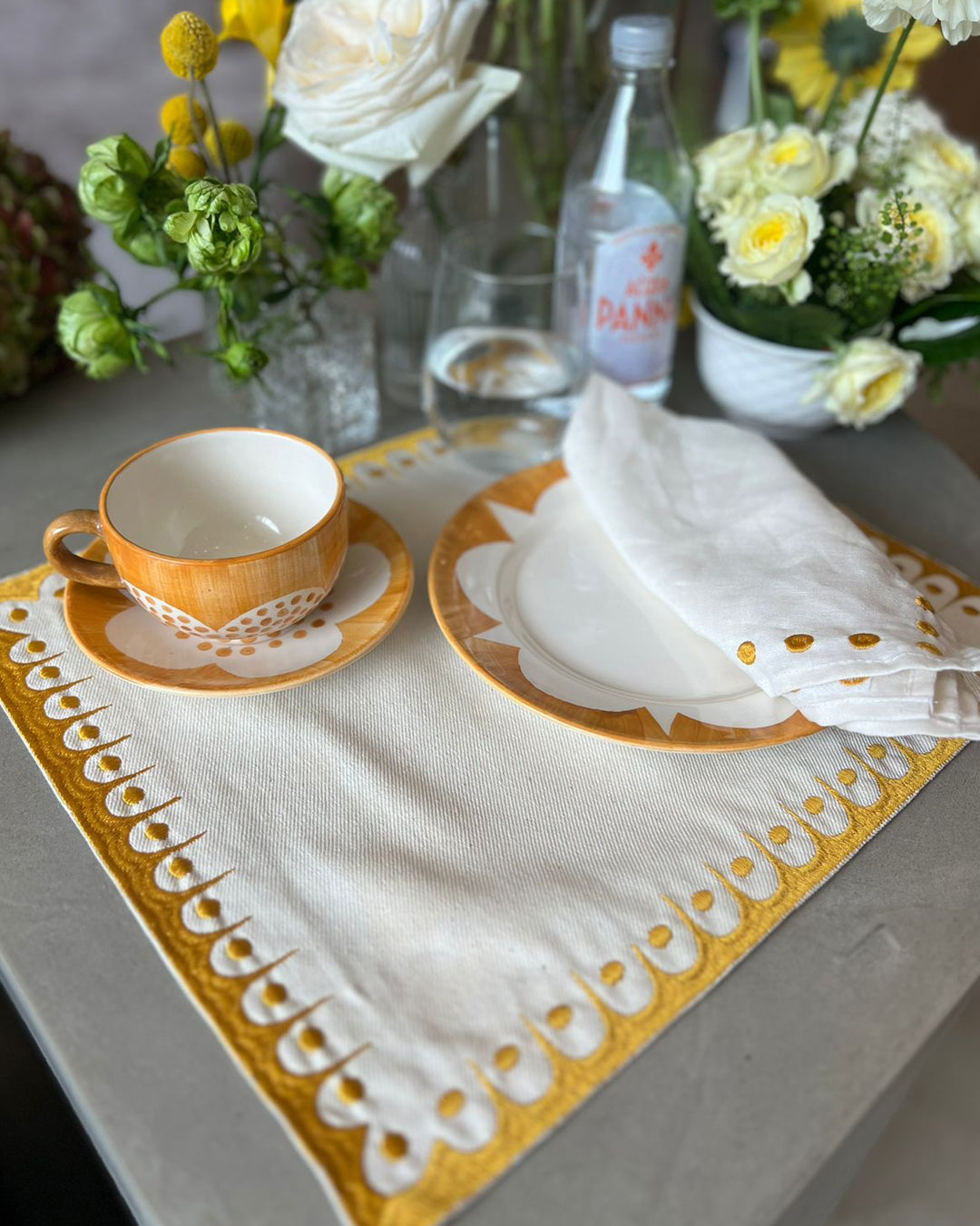 Yellow Dessert Set